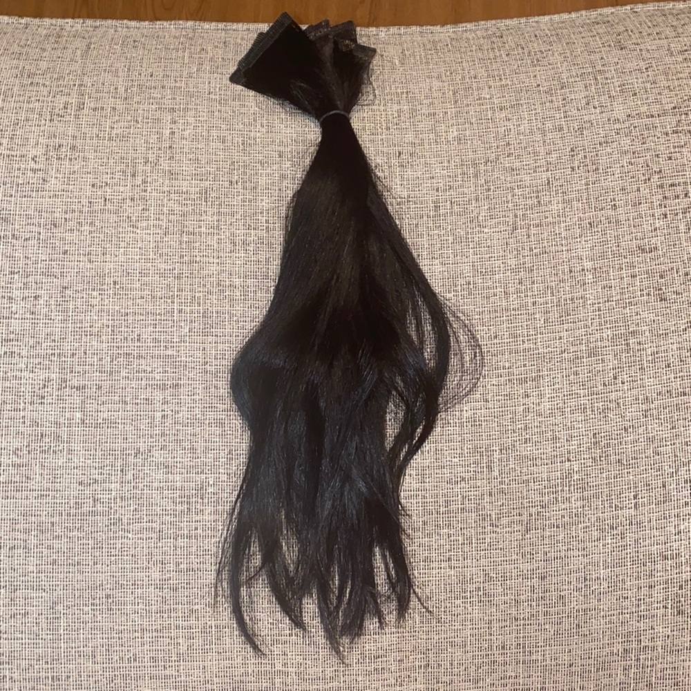 Black tape in extensions 12 inch